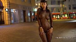 My mesh outfit in public at night