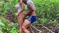 They left the gym to fuck in a forest